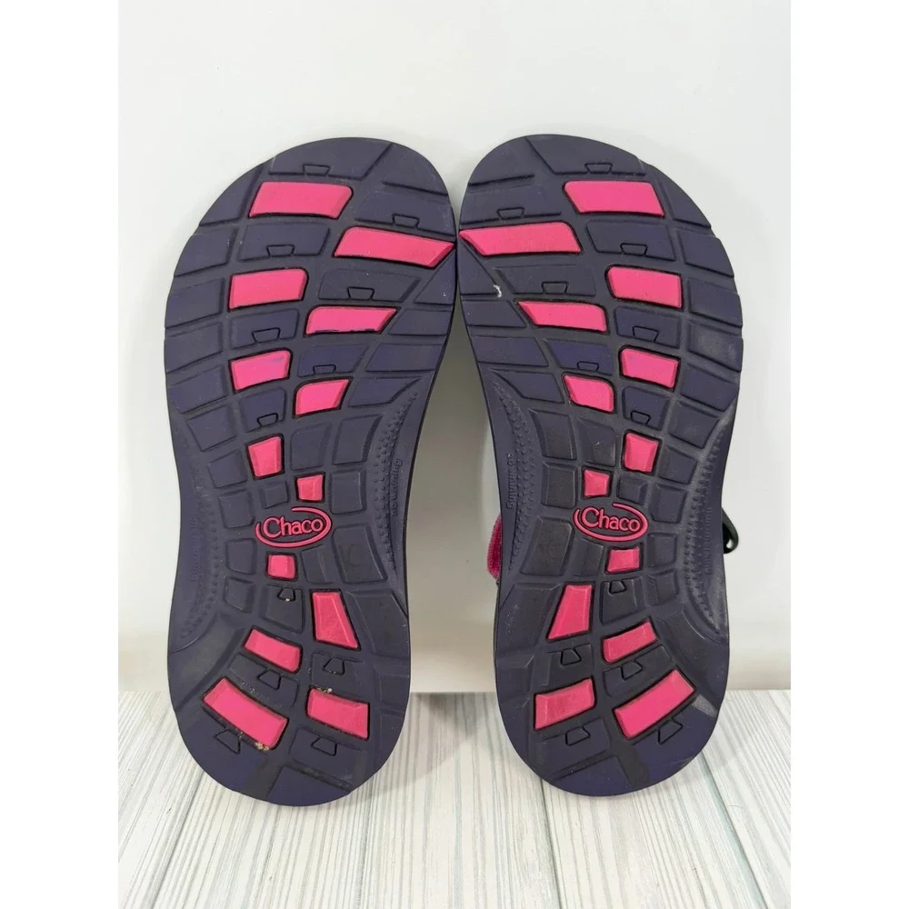 Chaco Z Cloud 2 Sport Sandals Pink Purple Double Strap Toe Loop Womens Size 9